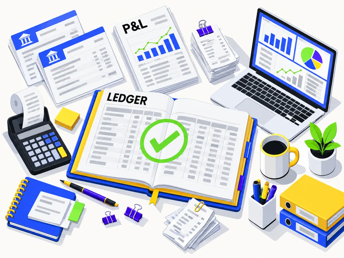 Ilustración del servicio: Bookkeeping para negocios
